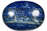 Polished Lapis Lazuli Palm Stone - Pakistan #352550-1